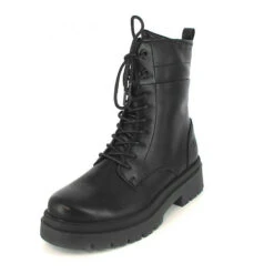 Tom Tailor Stiefel Black Schnürstiefel - Schwarz