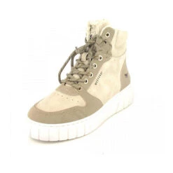 Mustang Schnürstiefelette Klassische Stiefeletten - Beige