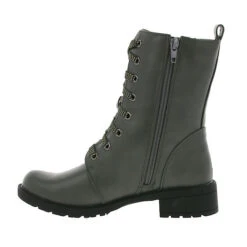 Schnür-Stiefelette - Grün -Ausgewählte Fashion Boots-Geschäfte 27785150 03