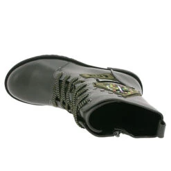 Schnür-Stiefelette - Grün -Ausgewählte Fashion Boots-Geschäfte 27785150 06