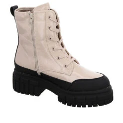 Bagatt Tonic Schnürboots Synthetik Uni Schnürstiefel - Beige -Ausgewählte Fashion Boots-Geschäfte 27794006 12