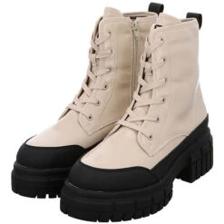 Bagatt Tonic Schnürboots Synthetik Uni Schnürstiefel - Beige -Ausgewählte Fashion Boots-Geschäfte 27794006 17