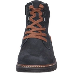 Waldläufer Damen Comfort Stiefelette Schnürstiefel - Blau -Ausgewählte Fashion Boots-Geschäfte 28367632 06