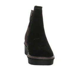 Clarks Damen Stiefel Schuhe Airabell Move Keilstiefelette Elegant Freizeit Veloursleder Uni Klassische Stiefel - Schwarz -Ausgewählte Fashion Boots-Geschäfte 28524390 03