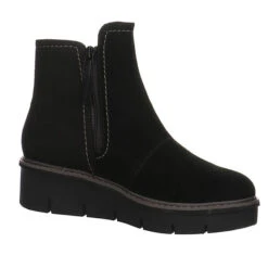 Clarks Damen Stiefel Schuhe Airabell Move Keilstiefelette Elegant Freizeit Veloursleder Uni Klassische Stiefel - Schwarz -Ausgewählte Fashion Boots-Geschäfte 28524390 06