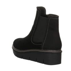 Clarks Damen Stiefel Schuhe Airabell Move Keilstiefelette Elegant Freizeit Veloursleder Uni Klassische Stiefel - Schwarz -Ausgewählte Fashion Boots-Geschäfte 28524390 07