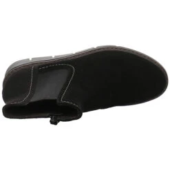 Clarks Damen Stiefel Schuhe Airabell Move Keilstiefelette Elegant Freizeit Veloursleder Uni Klassische Stiefel - Schwarz -Ausgewählte Fashion Boots-Geschäfte 28524390 08