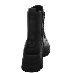 Buffalo Aspha Chain Laceup Boots Logoschriftzug Synthetik Uni Biker Boots - Schwarz -Ausgewählte Fashion Boots-Geschäfte 28524409 04