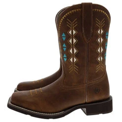 Ariat DELILAH DECO Braun - Braun -Ausgewählte Fashion Boots-Geschäfte 28535934 07