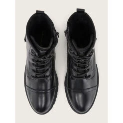 Tom Tailor Shoes Licence Gefütterte Stiefeletten Aus Kunstleder  Winterstiefel - Schwarz -Ausgewählte Fashion Boots-Geschäfte 28757586 06