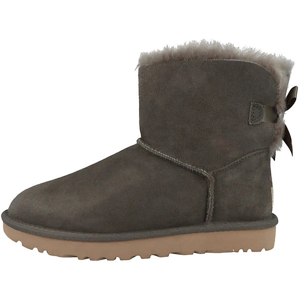 Ugg Australia Mini Bailey Bow II Stiefel Damen Klassische Stiefel - Dunkelgrau 3 Ugg Australia Mini Bailey Bow II Stiefel Damen Klassische Stiefel - Dunkelgrau
