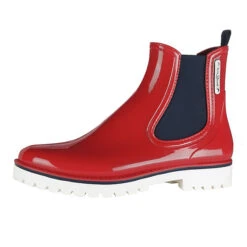 Regenstiefelette Lemon Tree - Halbhoher Gummistiefel Mit Seitlichem Gummizug Kirschrot