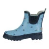 Gummistiefelette Mit Muschel Allover-Druck - Regenstiefellette Mit Anziehilfe Hellblau -Ausgewählte Fashion Boots-Geschäfte 28908787 01