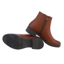 Flache Stiefeletten Reißverschluss, Blockabsatz, Reißverschluss, Used Look 7 Flache Stiefeletten Reißverschluss, Blockabsatz, Reißverschluss, Used Look -Ausgewählte Fashion Boots-Geschäfte 29120688 02