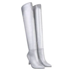 Overknees Reißverschluss, Pfennig-/Stilettoabsatz, Metallisch 15 Overknees Reißverschluss, Pfennig-/Stilettoabsatz, Metallisch -Ausgewählte Fashion Boots-Geschäfte 29121913 07
