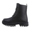 Schnürstiefeletten Lochschnürung, Blockabsatz, - Schwarz -Ausgewählte Fashion Boots-Geschäfte 29124326 01