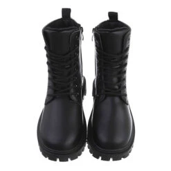 Schnürstiefeletten Lochschnürung, Blockabsatz, - Schwarz 9 Schnürstiefeletten Lochschnürung, Blockabsatz, - Schwarz -Ausgewählte Fashion Boots-Geschäfte 29124326 04