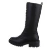 Western- & Bikerstiefel Lochschnürung, Blockabsatz, - Schwarz -Ausgewählte Fashion Boots-Geschäfte 29129556 01