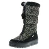 Damen Halbschaft Winterstiefel Snowboots Schneeschuhe Gefüttert Leopard/mehrfarbig/schwarz - Mehrfarbig -Ausgewählte Fashion Boots-Geschäfte 29140460 01