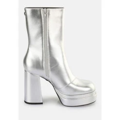 Buffalo Ankleboots May Zip Boot Mid Ankle Boots - Silber -Ausgewählte Fashion Boots-Geschäfte 29171437 06