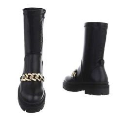 Western- & Bikerboots Reißverschluss, Blockabsatz, Kette -Ausgewählte Fashion Boots-Geschäfte 29248306 03