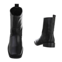 Flache Stiefeletten , Blockabsatz, -Ausgewählte Fashion Boots-Geschäfte 29426080 03