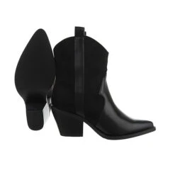 Western- & Bikerboots , Blockabsatz, - Schwarz -Ausgewählte Fashion Boots-Geschäfte 29427453 02