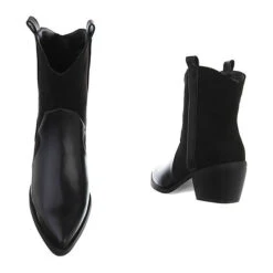 Western- & Bikerboots , Blockabsatz, - Schwarz -Ausgewählte Fashion Boots-Geschäfte 29427453 03