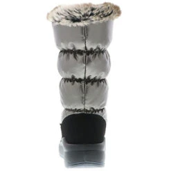 Damen Halbschaft Winterstiefel Schneestiefel Snowboots Silber - Silber -Ausgewählte Fashion Boots-Geschäfte 29437018 02