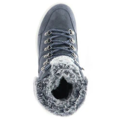 Damen Kurzschaft Winterstiefel Stiefeletten Sneaker Tex-Membrane Kunstfell Gefüttert Blau - Blau -Ausgewählte Fashion Boots-Geschäfte 29437019 07